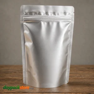 Kilitli Alüminyum Flat Pouch Ambalajı gümüş bariyerli doypack poşet